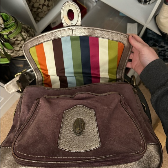 Coach 65th Anniversary Legacy Ali Ox Blood Shoulder Bag - Picture 7 of 12